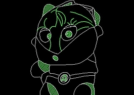 玩具圖塊CAD飾物陳設(shè)圖紙素材3