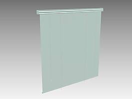 家居用品窗帘素材3d模型下载 6