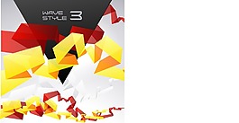 創(chuàng)意摺紙?jiān)O(shè)計(jì)背景模板矢量3