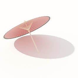 家居用品雨傘素材3d模型下載 5