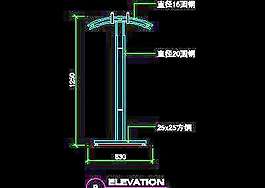 服裝類道具cad詳圖第一輯30例19