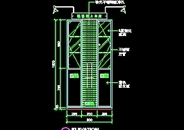 通訊店實(shí)例、電器店、道具實(shí)例cad詳圖、裝修施工圖紙9例-27