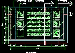 鞋帽店、服裝店櫥窗門面實(shí)例cad詳圖、裝修施工圖紙25例-91