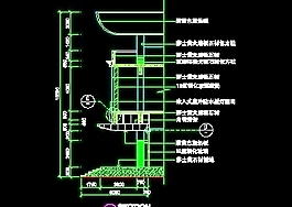 資料展架、填單臺、柱子、營業(yè)廳門面實例裝修施工圖紙、cad詳圖32
