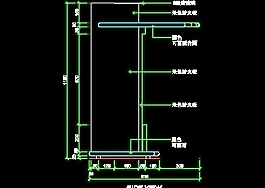 資料展架、填單臺、柱子、營業(yè)廳門面實例裝修施工圖紙、cad詳圖12