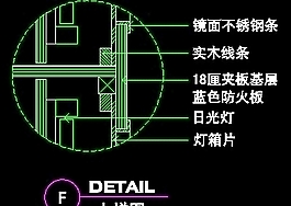 鞋帽店、服裝店櫥窗門面實(shí)例cad詳圖、裝修施工圖紙25例-97