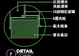 鞋帽店、服裝店櫥窗門面實例cad詳圖、裝修施工圖紙25例-76