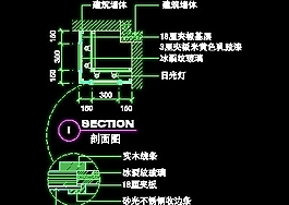 鞋帽店、服裝店櫥窗門面實(shí)例cad詳圖、裝修施工圖紙25例-25