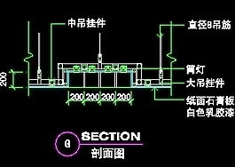鞋帽店、服裝店櫥窗門面實例cad詳圖、裝修施工圖紙25例-21