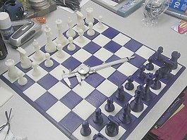 四維士丹頓全尺寸的象棋