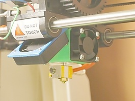 在E3D V5 hotend噴嘴robo3d風扇安裝MOD