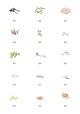 食品3d水果素材3d免費模板 28