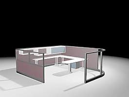 辦公家具辦公桌3d模型3d模型 7