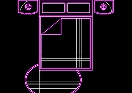 床圖塊cad家具圖塊27