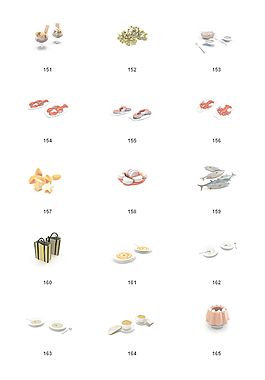 食品3d水果素材3d免費模板 34