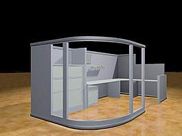 辦公家具辦公桌3d模型辦公家具 10