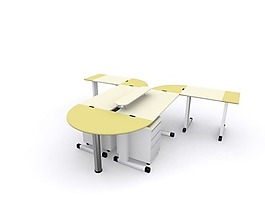 辦公家具辦公桌3d模型辦公家具 40