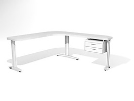 辦公家具辦公桌3d模型3d素材模板 55