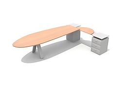 辦公家具辦公桌3d模型3d素材模板 67