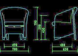 沙發(fā)圖塊-cad家具圖塊16