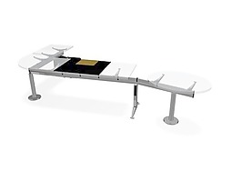 辦公家具辦公桌3d模型辦公桌 60