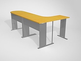 辦公家具辦公桌3d模型3d素材模板 87