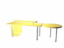辦公家具辦公桌3d模型3d素材模板 115