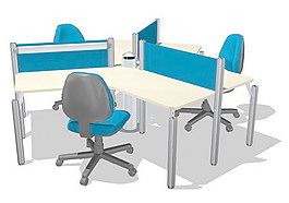 辦公家具辦公桌3d模型3d模型 109