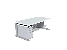辦公家具辦公桌3d模型3d素材模板 86