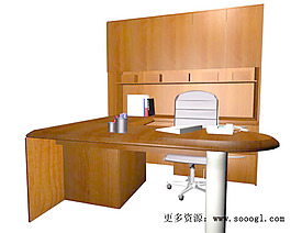 辦公家具辦公桌3d模型3d模型 135