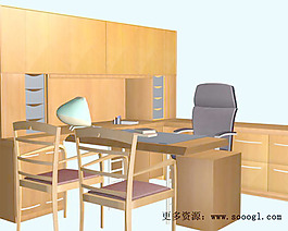 辦公家具辦公桌3d模型辦公家具 124