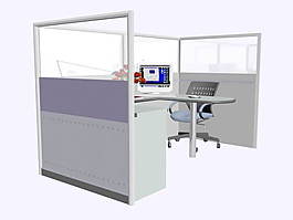 辦公家具辦公桌3d模型3d素材 159