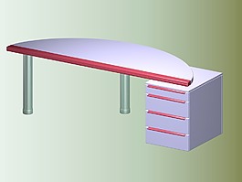 辦公家具辦公桌3d模型3d模型 191