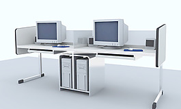 辦公家具辦公桌3d模型3d模型 161