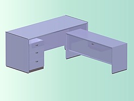 辦公家具辦公桌3d模型辦公桌 194