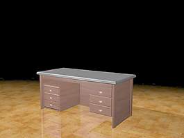 辦公家具辦公桌3d模型3d素材 244