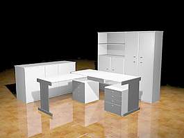 辦公家具辦公桌3d模型辦公家具 248