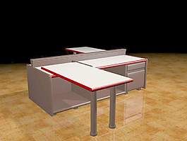 辦公家具辦公桌3d模型辦公家具 226