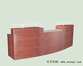 辦公家具接待臺3d模型3d模型 50