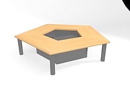 辦公家具會議桌3d模型3d素材 16
