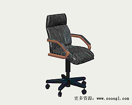 辦公家具辦公椅3d模型3d素材 128