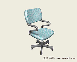 辦公家具辦公椅3d模型3d素材模板 119