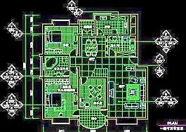 復式實例、實用本色場景cad詳圖素材20080906更新42