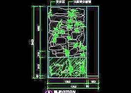 三居室實(shí)例、實(shí)用本色場(chǎng)景cad詳圖素材第二輯76