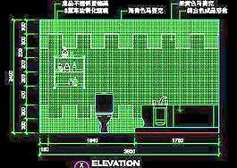 三居室實(shí)例、實(shí)用本色場(chǎng)景cad詳圖素材第二輯86