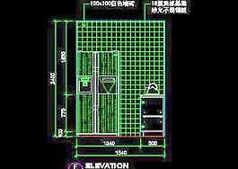 三居室實例、實用本色場景cad詳圖素材第二輯56