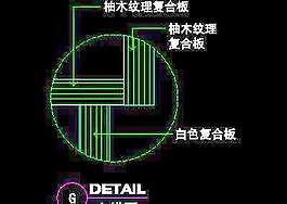 三居室實例、實用本色場景cad詳圖素材第二輯36
