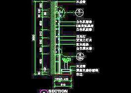 三居室實(shí)例、實(shí)用本色場(chǎng)景cad詳圖素材第二輯67