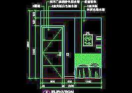 三居室實例、實用本色場景cad詳圖素材免費下載65