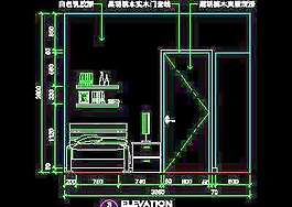 三居室實例、實用本色場景cad詳圖素材免費下載12